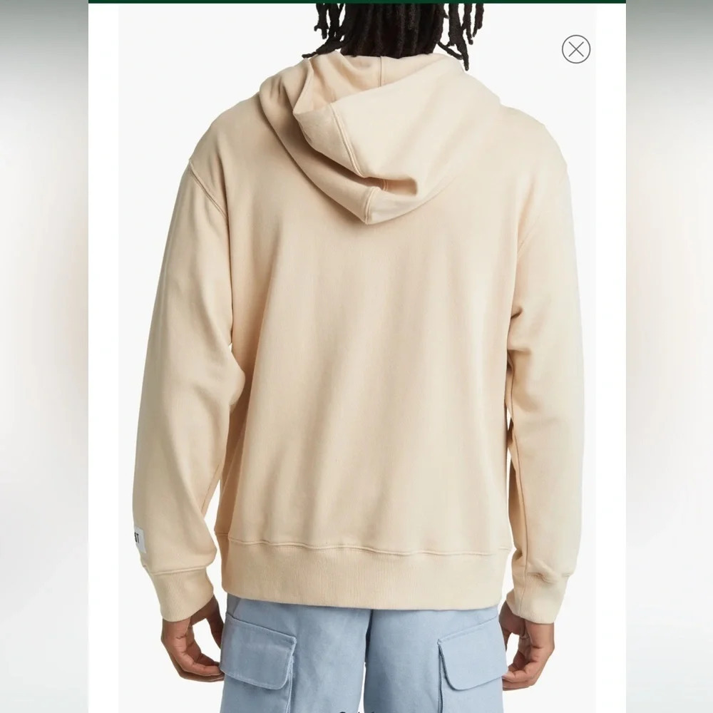 KROST Mushroom Zip Hoodie Sweatshirt, Neutral, XL, NWT - Picture 4 of 15
